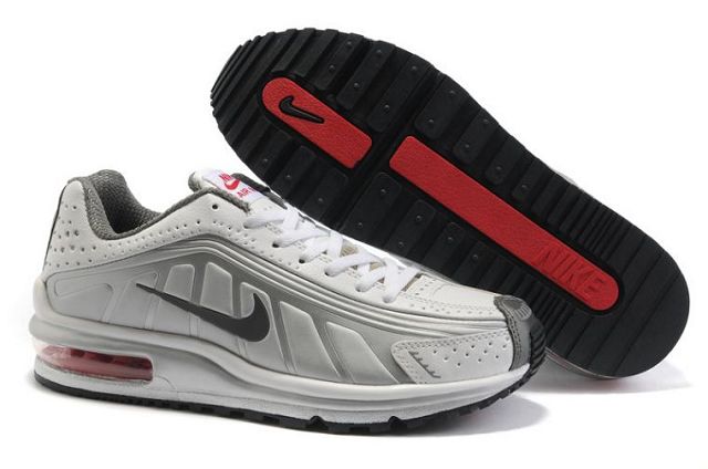 Nike Air Max R4 Mens White Silver Black Red