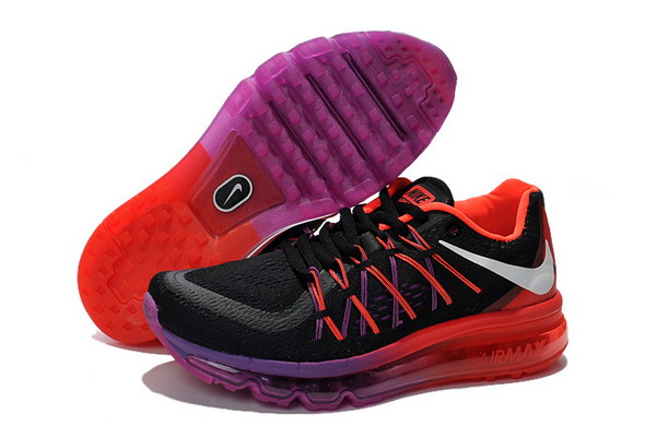 Nike Air Max 2015 Womens Shoes Black / Red / Purple
