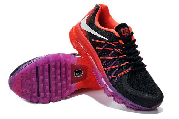 Nike Air Max 2015 Womens Shoes Black / Red / Purple