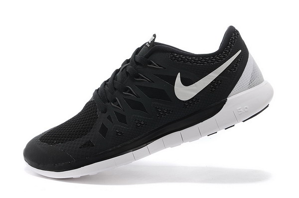 Nike Free 5.0+ Womens Running Shoes Black / Anthracite / White