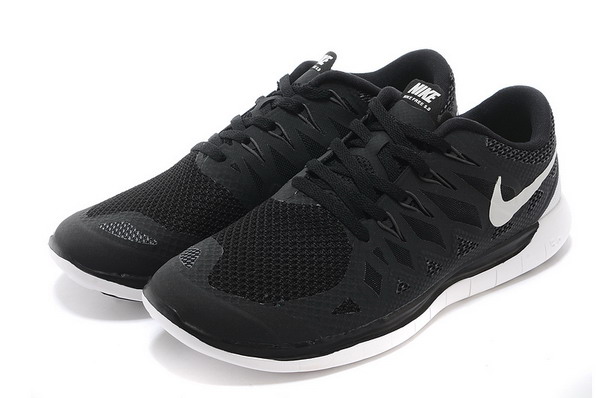 Nike Free 5.0+ Womens Running Shoes Black / Anthracite / White