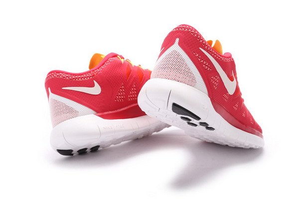 Nike Free 5.0+ Womens Running Shoes Gym Red / Kumquat /White
