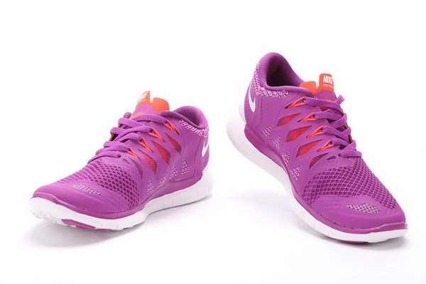 Nike Free 5.0+ Womens Running Shoes Purple / Red / White