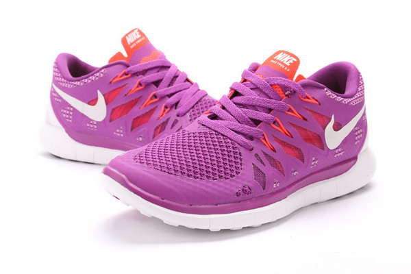 Nike Free 5.0+ Womens Running Shoes Purple / Red / White