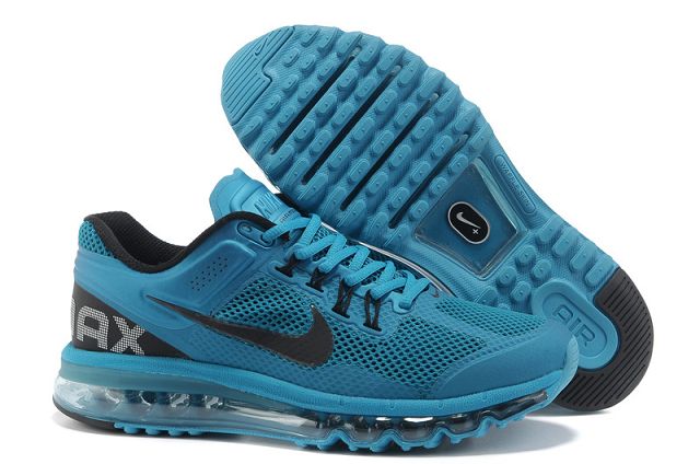 Nike Air Max 2013 Mens Running Shoes Blue Black