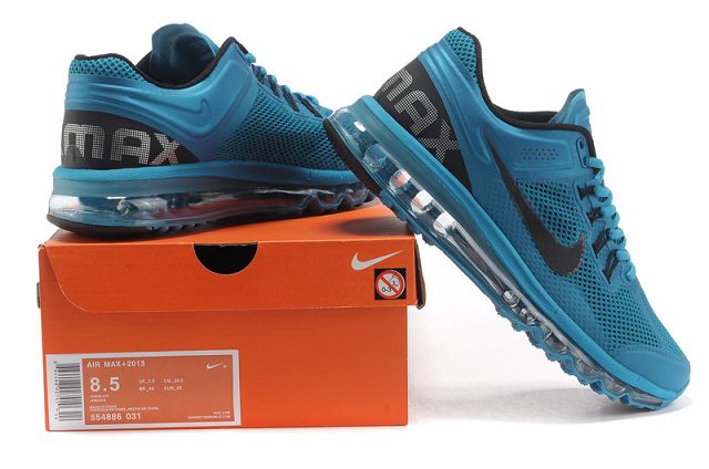 Nike Air Max 2013 Mens Running Shoes Blue Black