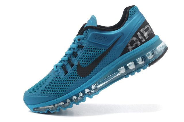 Nike Air Max 2013 Mens Running Shoes Blue Black