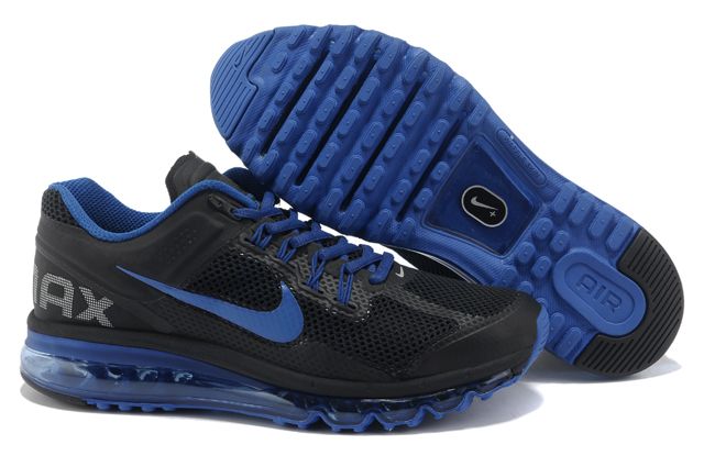 Nike Air Max 2013 Womens Running Shoes Dark Blue Black