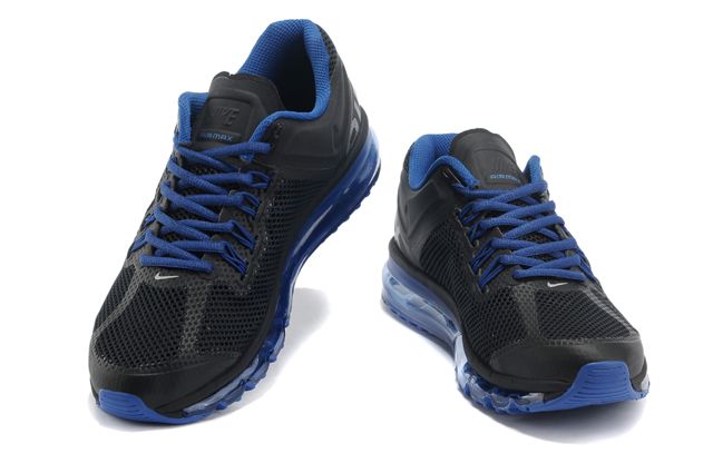 Nike Air Max 2013 Womens Running Shoes Dark Blue Black