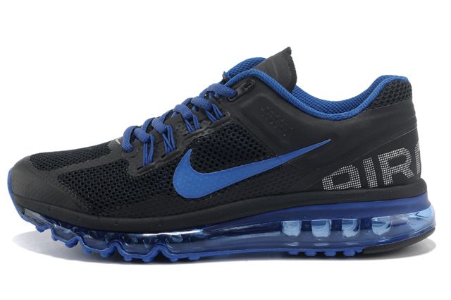 Nike Air Max 2013 Womens Running Shoes Dark Blue Black
